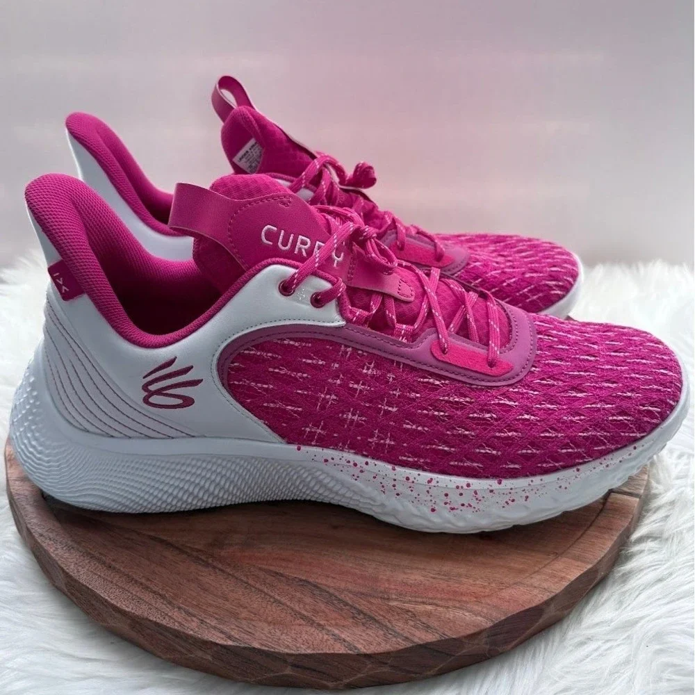 Under Armour Curry‎ 9 Tropical Pink /White -Basketball Shoes Men's Size 17 US